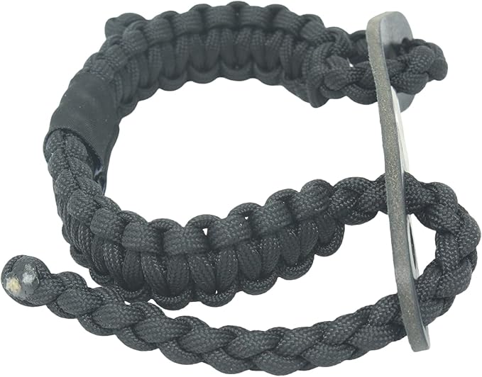 Realtree® Paracord Archery Bow Wrist Sling - 100% Full Grain Leather 550 Paracord