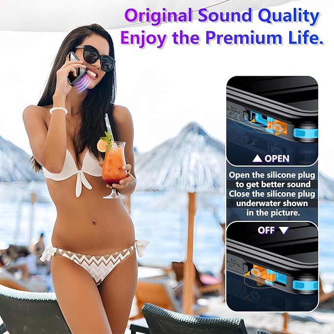 2025 New Designed for iPhone 16 Case Waterproof, [Built-in Screen Protector & Glass Camera Protector][Full Body Shockproof][IP68 Underwater][Dustproof][Dropproof] Phone Case for iPhone 16 6.1"