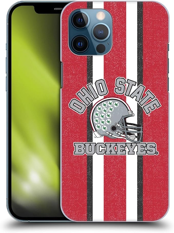 Head Case Designs Officially Licensed Ohio State University Helmet Football Graphics Hard Back Case Compatible with Apple iPhone 12 Pro Max