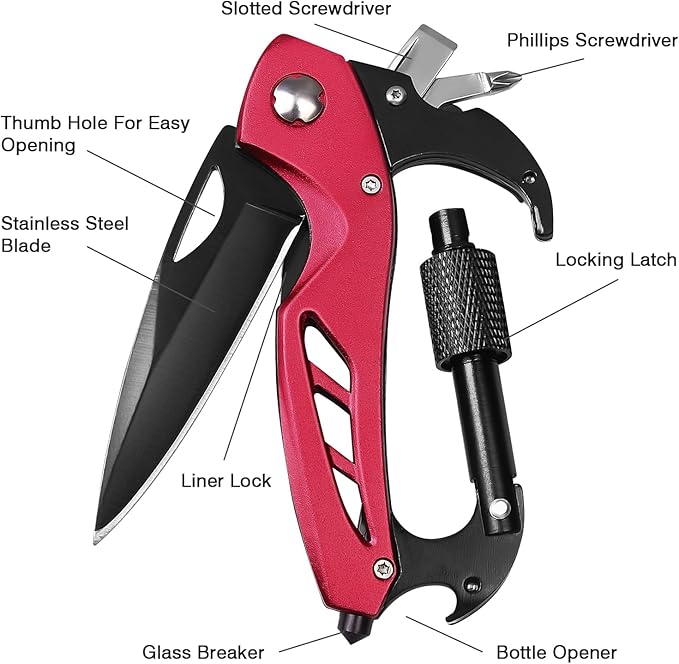 FUNBRO Multitool knife (Red)