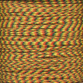 Paracord Planet 95lb Paracord – 1 Strand Type I Parachute Cord for Outdoors and DIY – Rasta (100 ft)