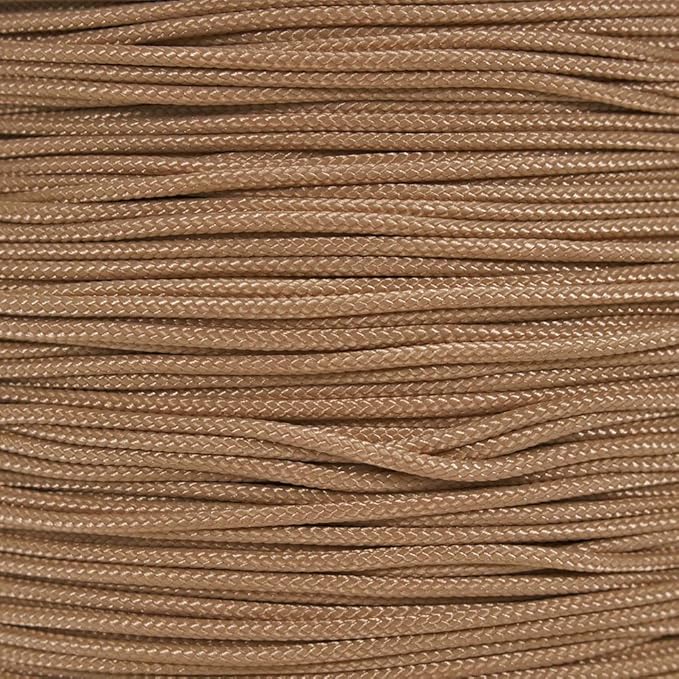 Paracord Planet 95lb Paracord – 1 Strand Type I Parachute Cord for Outdoors and DIY – Tan (10 ft)