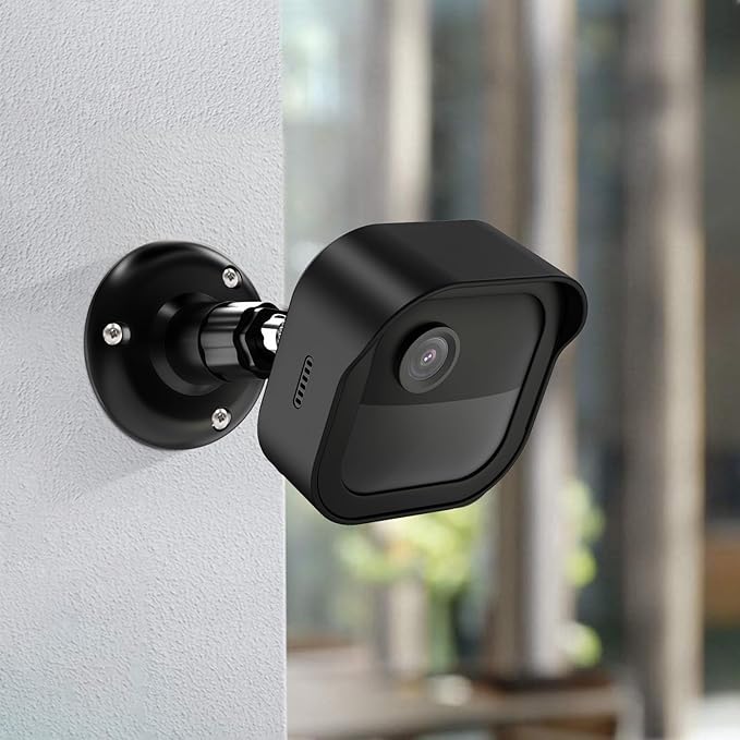 Wall Mount for Blink Outdoor 4 (4th Gen) and Outdoor (3rd Gen), 4 Pack Weatherproof Protective Housing and 360 Degree Adjustable Mounting with Blink Sync Module Mount (Camera Not Included, Black)