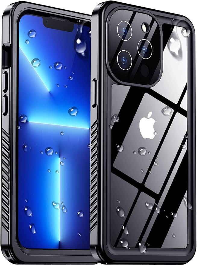 2025 New for iPhone 13 Pro Max Case Waterproof,[Built-in Screen Protector & Camera Protector] [Full Body Shockproof] [IP68 Underwater][Dustproof][Dropproof] Phone Case for iPhone 13 Pro Max 6.7"