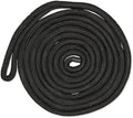 CDL3815BK, Dock Line, 3/8" Diameter - 15' Length, Double Braid, Black