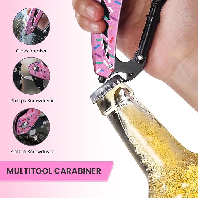 FUNBRO Multitool knife, Gifts for Women Wife (Donut)