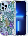 MOSNOVO for iPhone 13 Pro Max Case, [Buffertech 6.6 ft Drop Impact] [Anti Peel Off] Clear Shockproof TPU Protective Bumper Phone Cases Cover with Tropical Rainforests Design for iPhone 13 Pro Max