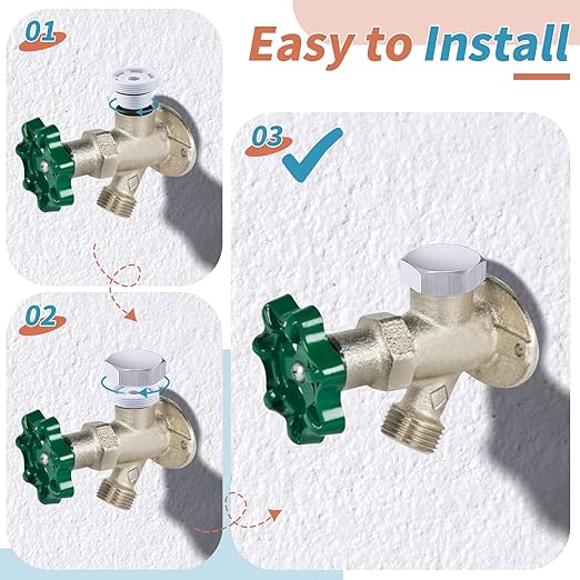 1 Pack Vacuum Breaker Repair Kit Replacement for VACVBKX1B Heavy Duty Metal Vacuum Breaker Replacement Kit for Traditional Anti Siphon Frost Free Sillcock Valves Anti Siphon Valve Repair Kit