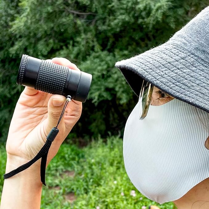 Close-up Monocular Designed for Low Vision Users who are Visually Impaired. Mini-Sized Magnifying Monoculars for Short Distance Viewing (6x16mm-Clean Barrel)