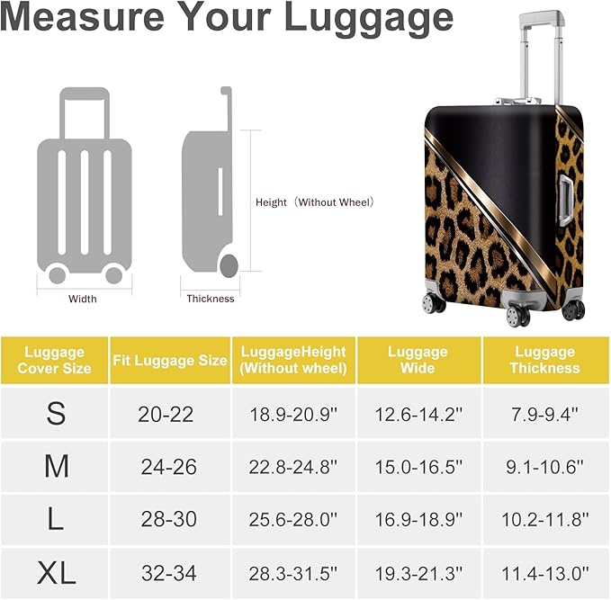 ANNA QUEEN Mediterranean Town Luggage Cover, Coastal City Suitcase Protector, Stretchable Washable Travel Cover for 32-34 Inch Luggage