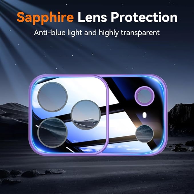 WIFORT for iPhone 17 Pro Max Waterproof Case, [Fit for Magsafe] with Sapphire Lens & Screen Protector, IP68 Full Body 15FT Military Shockproof, Magnetic Frosted Phone Cover with Lanyard, 6.9" Purple