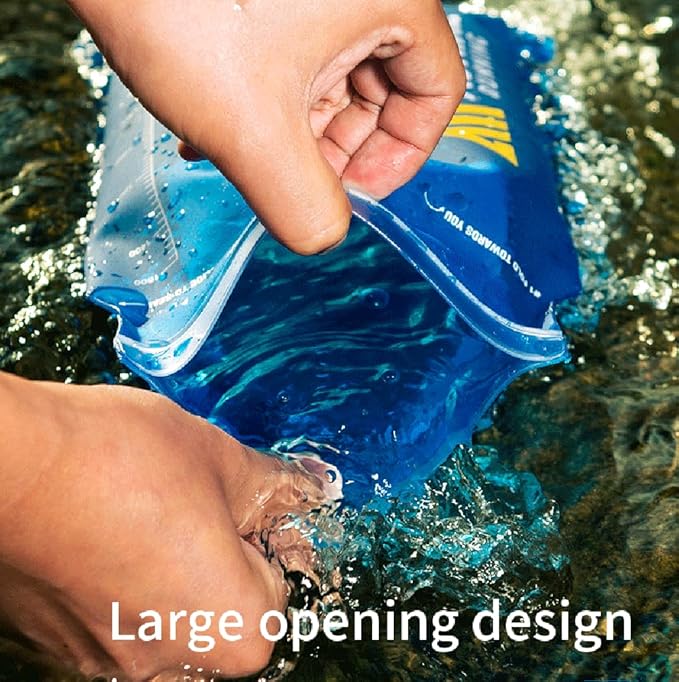 AONIJIE Hydration Bladder 2L Water Reservoir, Leakproof Water Storage Bladder Bag, BPA Free, Large Opening, for Hiking Camping Running
