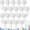 Sumind 20 Pcs Small Personal Portable Fan Mini Handheld Bulk 1 Speed Electric Cute Battery Powered for Neck Lash Makeup Women Men Travel Camping Indoor Outdoor Summer (White)