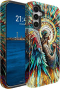 Compatible for Samsung Galaxy A57 5G Case, Dual Layer Heavy Duty 2 in 1 Shockproof Protective Phone Case,Angel