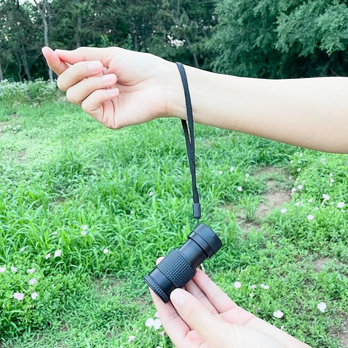 Close-up Monocular Designed for Low Vision Users who are Visually Impaired. Mini-Sized Magnifying Monoculars for Short Distance Viewing (4x12mm-Clean Barrel)