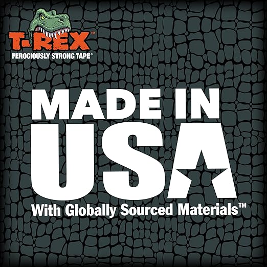 T-REX Heavy Duty Waterproof and Repair Tape for Wet or Rough/Dirty Surfaces Including Underwater, Leaks and More, 4" x 5', Black, 1-Roll (285987)