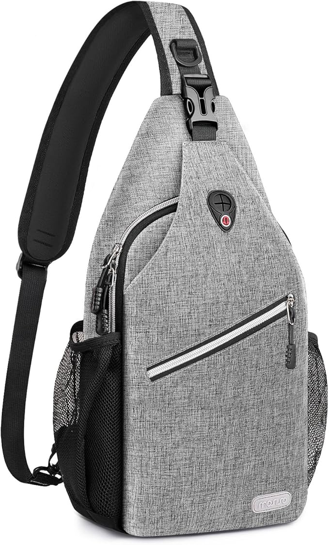 MOSISO Sling Backpack, Multipurpose Crossbody Shoulder Bag Travel Hiking Daypack