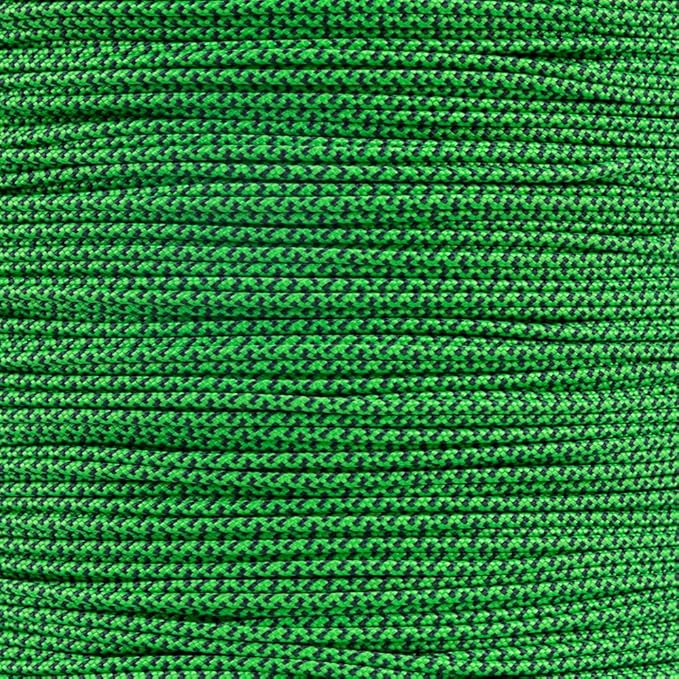 Paracord Planet 325 Paracord – 3 mm Type II Nylon Parachute Cord with 3 Inner Strands (Digital Viper, 25 ft)