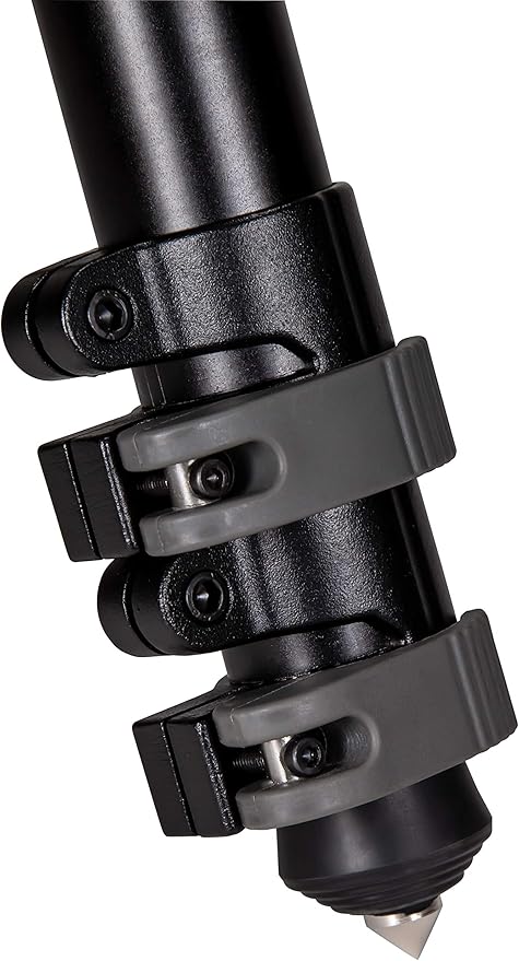 BOG DeathGrip Aluminum Tripod with Durable Frame, Lightweight, Stable Design, Bubble Level, Adjustable Legs, Shooting Rest, and Hands-Free Operation for Hunting, Shooting, and Outdoors