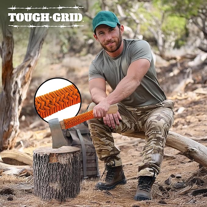 TOUGH-GRID 550 Paracord, Type III Mil-Spec Nylon Rope - 50 Ft Digi-Camo Tactical Survival Cord