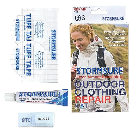 Durable Outdoor Clothing Repair Kit - Clear Solution for Coats and Footwear: Waterproof Fixes for Shoes, Boot, and More