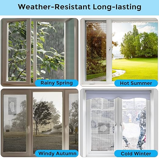 Secopad Grey Window Screen Repair Tape, 4IN X 20FT (240IN) Screen Repair Kit for Windows or Doors, Strong Adhesive Patch Kit Fiberglass Mesh Tape