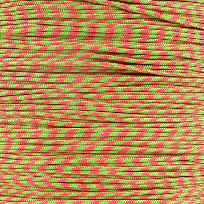 Paracord Planet 325 Paracord – 3 mm Type II Nylon Parachute Cord with 3 Inner Strands (Watermelon, 10 ft)