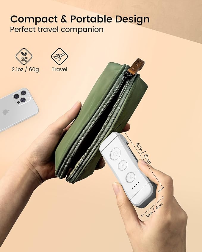 Glocusent USB Rechargeable Book Light for Reading in Bed, Portable Clip-on LED Reading Light, 3 Amber Colors & 5 Brightness Dimmable, Compact & Long Lasting, Perfect for Book Lovers