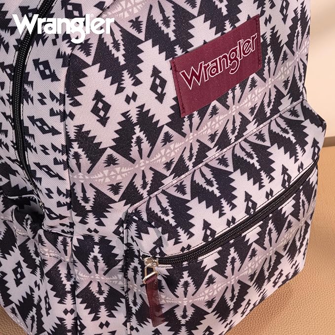 Montana West Wrangler Lightweight Backpack for Women Water Resistant 800D Casual Daypack for College, Commute, Travel & Gym