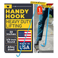 T&T Tools Heavy Duty Handy Hook – Portable 30 Inch with 3/8" Round Pump Hook End –Multipurpose Lifting and Pulling Tool for Manhole Covers, Septic Tanks, Storm Drains, Sewer Lids & More –1 Pack | Portable, 30 Inch, 3/8" Round, for Manhole Covers, Septi...