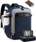 LOVEVOOK 40L Travel Backpack Carry On Airline Approved, Large Backpack with 3 Packing Cubes, TSA Travel Essentials Carry On Bag, Waterproof Weekender Overnight Luggage Daypack, Fits 17.3 Inch Laptop