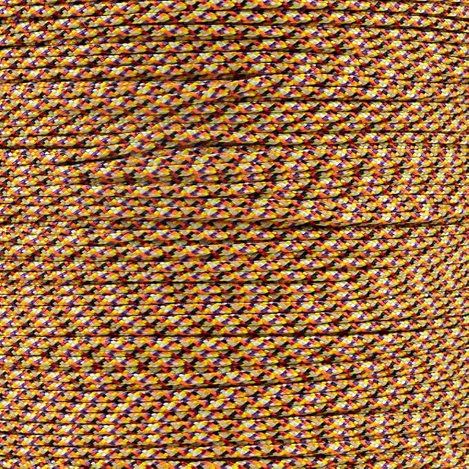 Paracord Planet 325 Paracord – 3 mm Type II Nylon Parachute Cord with 3 Inner Strands (Random, 50 ft)