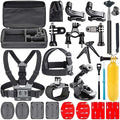Navitech 18-in-1 Action Camera Accessories Combo Kit with EVA Case - Compatible with SJCAM SJ8 Pro 4K Action Camera