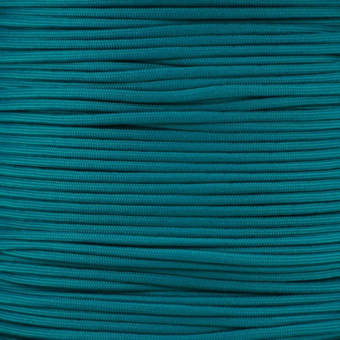 Paracord Planet Solid Color 550lb Paracord – 7 Strand Type III Nylon Cord for Indoor and Outdoor Tasks – Teal (50 ft)