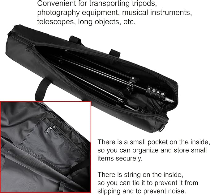 Camera Tripod & Monopod Cases, photography equipment, telescope cases,musical instrument protection bags, long item transport bags, carry bags, fishing rod cases (60cm/23.6inch)