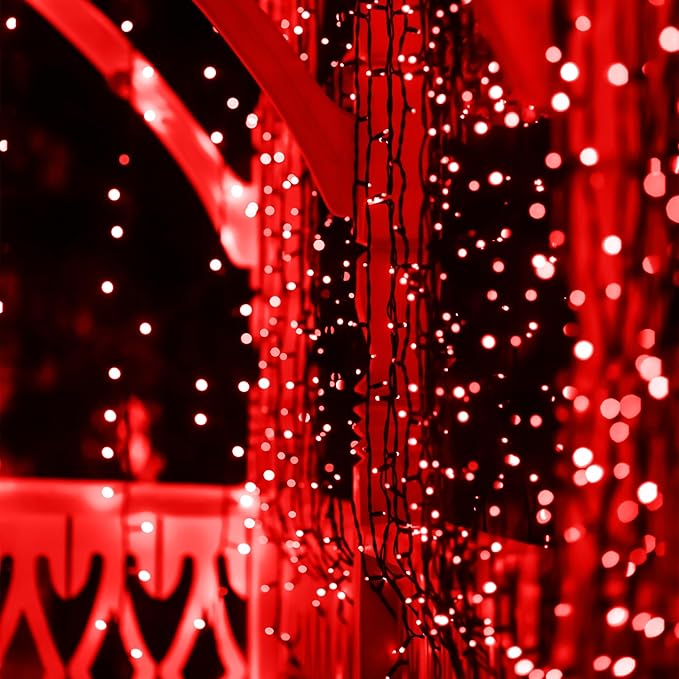 Selarlyt 2 Pack Solar Christmas Lights Outdoor, 72FT 200 LED Solar String Lights with 8 Lighting Modes, IP65 Waterproof Solar Lights Outdoor for Xmas Garden Party Tree Decor