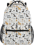 Wamika Bernese Mountain Dog Kids Backpack Cute Puppy Paw School Backpack Boy Girl Preschool Book Bag