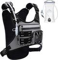 Zelvot Running Vest with 2L Water Bladder, Hydration Backpack, U.S. Original Design Patent, Lightweight Hydration Pack with Gear Holder, Reflective Chest Pack for Men Women for Marathon