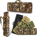 DULCE DOM 32/36/42/48/52 inch Double Rifle Case Soft Gun Bag for Rifles Pistols Storage & Transportation, All Around Shooting Range Tactical Backpack for Hunters Shooters, Gift for Boyfriend, Husband