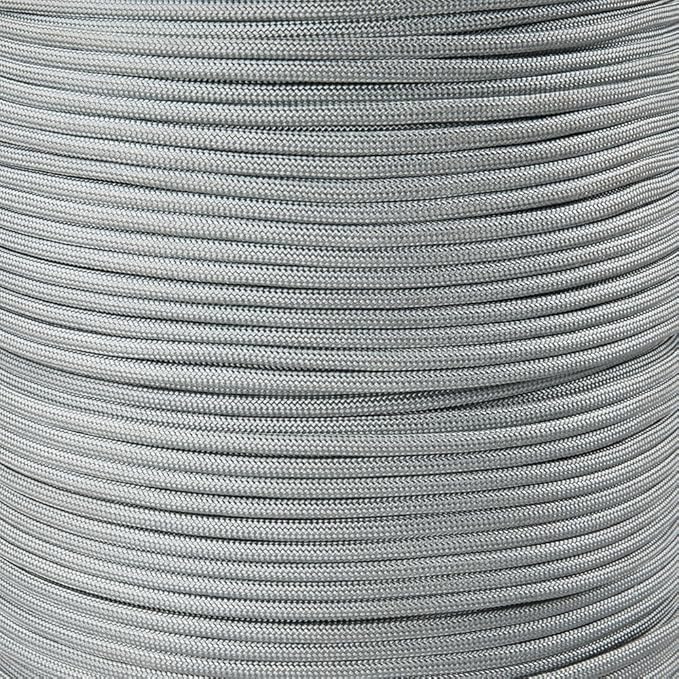 Paracord Planet Solid Color 550lb Paracord – 7 Strand Type III Nylon Cord for Indoor and Outdoor Tasks – Pebble (100 ft)