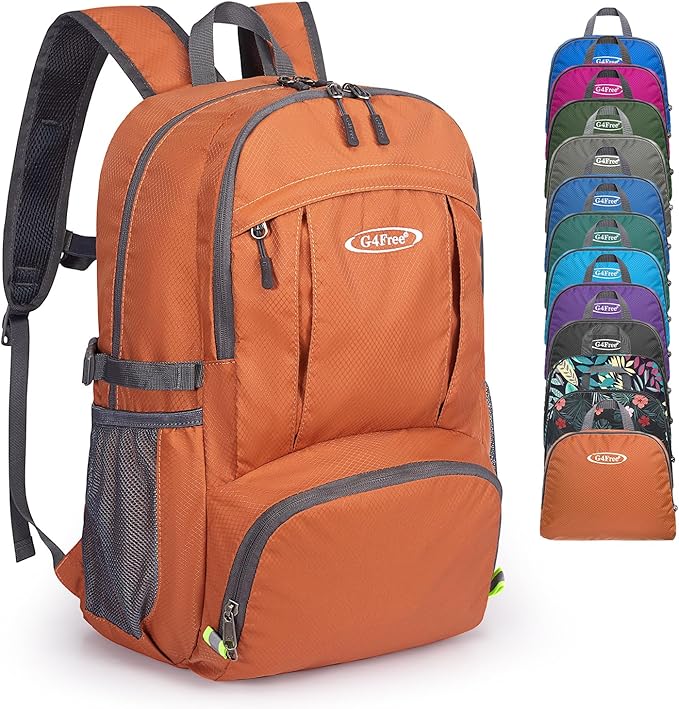 G4Free 40L Lightweight Packable Hiking Backpack, Waterproof Travel Daypack