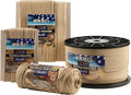 HERCULES 750lb Paracord 4mm 11 Strands Tactical Parachute Cord, 50' 100' 250' 1000' Utility Rope for Camping, Survival, Outdoor Gear (Desert Tan, 250FT)