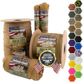 TOUGH-GRID 550 Paracord, Type III Mil-Spec Nylon Rope - 200 Ft Grizzly Brown Tactical Survival Cord