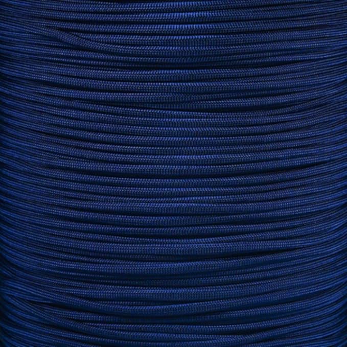 Paracord Planet Solid Color 550lb Paracord – 7 Strand Type III Nylon Cord for Indoor and Outdoor Tasks – Midnight Blue (25 ft)