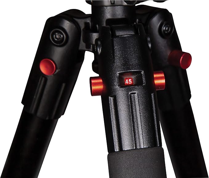BOG DeathGrip Aluminum Tripod with Durable Frame, Lightweight, Stable Design, Bubble Level, Adjustable Legs, Shooting Rest, and Hands-Free Operation for Hunting, Shooting, and Outdoors