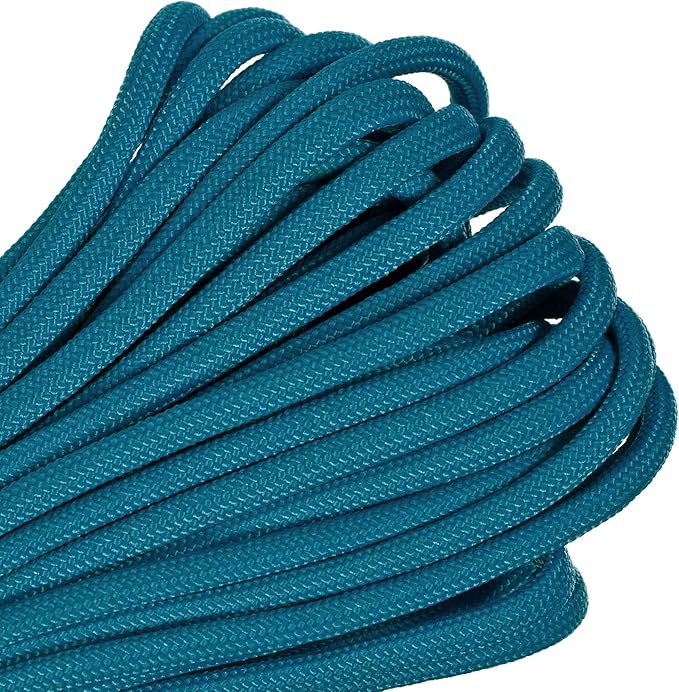 Paracord Planet Solid Color 550lb Paracord – 7 Strand Type III Nylon Cord for Indoor and Outdoor Tasks – Colonial Blue (10 ft)