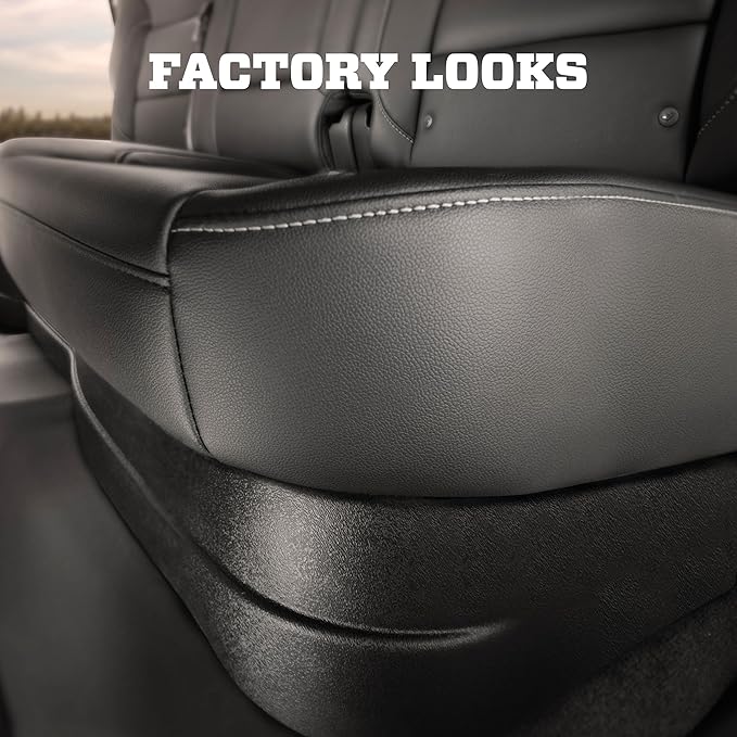 Husky Liners Gearbox Storage Systems | Under Seat Storage Box - Black | 09411 | Fits 2019-2022 Dodge Ram 1500 Crew Cab w/o Factory Storage Box 1 Pcs