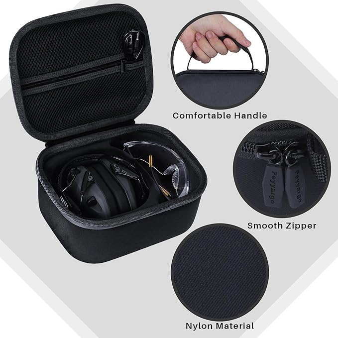 Storage Case Compatible with Walker's Razor Slim Shooting Hearing Protection Electronic Earmuffs