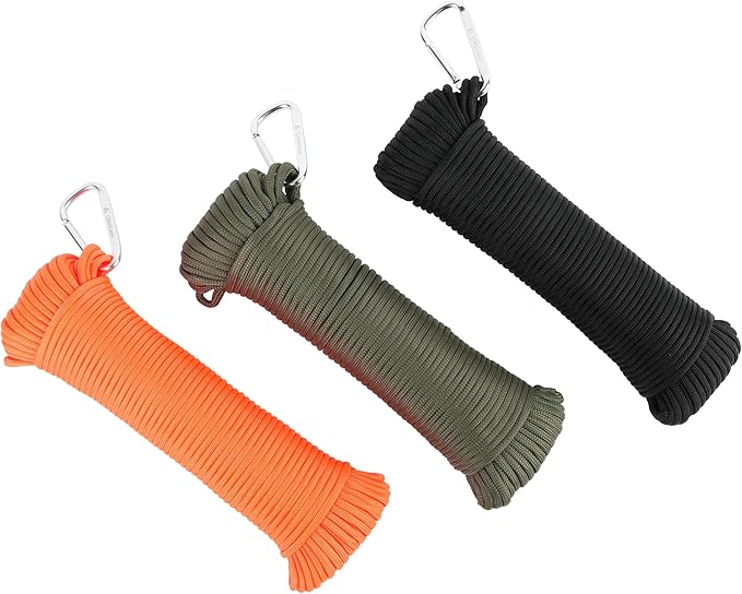 Coghlan’s Paracord 100 ft – Type III 550 Nylon Cord, 7-Strand Core, 550 lb Strength – for Camping, Survival, Outdoor Use – Olive