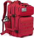 QT&QY 25L/45L Military Tactical Backpack For Men Molle Daypack 3 Day Bug Out Bag Hiking Rucksack With Bottle Holder